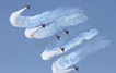 Patrouille Suisse formation display