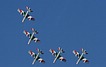 Frecce Tricolori fiveship formation