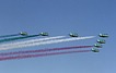 Saudi Hawks tribute to the Frecce Tricolori