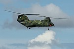 Last flight of the Swedish HPK 4C, which is a Kawasaki KV-107, licensed produced version of the Boeing Vertol 107