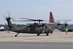 UH-60 Black Hawk finding its parking spot