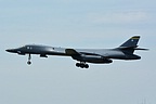 B-1B Lancer arriving for the static display