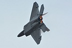 F-22 Raptor high-G turn 
