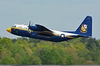 USN Blue Angels' Fat Albert taking off