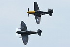 P-51D Mustang and Spitfire