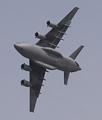 USAF C-17 Globemaster III demo flight