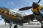 Returned to flight in 1988 by the Planes of Fame Museum, the P-38J has since 2006 adopted the markings of '23 Skidoo' that was flown by Captain Perry J. Dahl of the 432th Fighter Squadron, 475th Fighter Group.