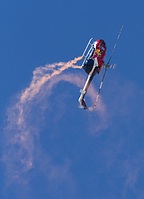 Chuck Aaron helicopter aerobatics