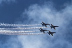 Blue Angels diamond formation