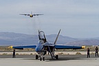 Fat Albert coming in for a fly-over