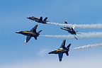 Blue Angels formation break