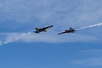 Number four passes another Blue Angels