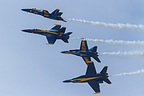 Blue Angels main formation break