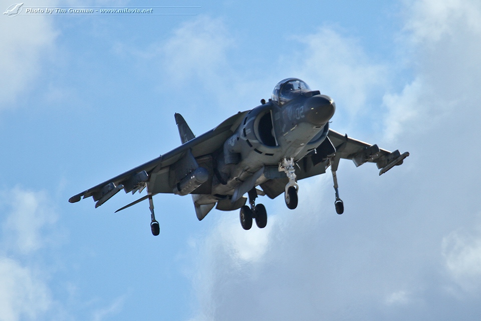 MCAS Miramar Air Show 2012 USMC AV8B Harrier II+ VTOL demonstration