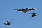 USMC KC-130J with CH-53E Super Stallion helicopters