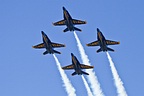 USN Blue Angels overhead