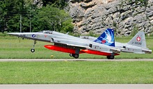 F-5E Tiger II J-3038 and J-3030