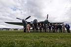 The pilots meet the  Mosquito Veterans