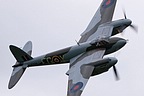 Mosquito FB.26 KA114 against a grey sky