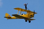 Susan Scott's wing-walking display