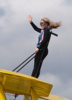 Wing walker Susan Scott