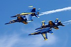 Blue Angels formation break