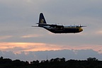 Sunset Blue Angels "Fat Albert" fly-by