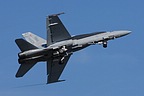 VFA-106 Legacy Hornet Demo taking off