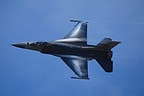 F-16C afterburner turn