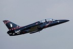 L-39 deploying air brakes to slow down
