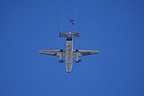 British Army Red Devils jumping from the USN C-2 Greyhound
