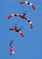 Red Devils parachute display