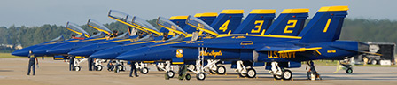 Blue Angels flightline