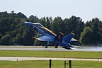 Blue Angels solo high-alpha take-off