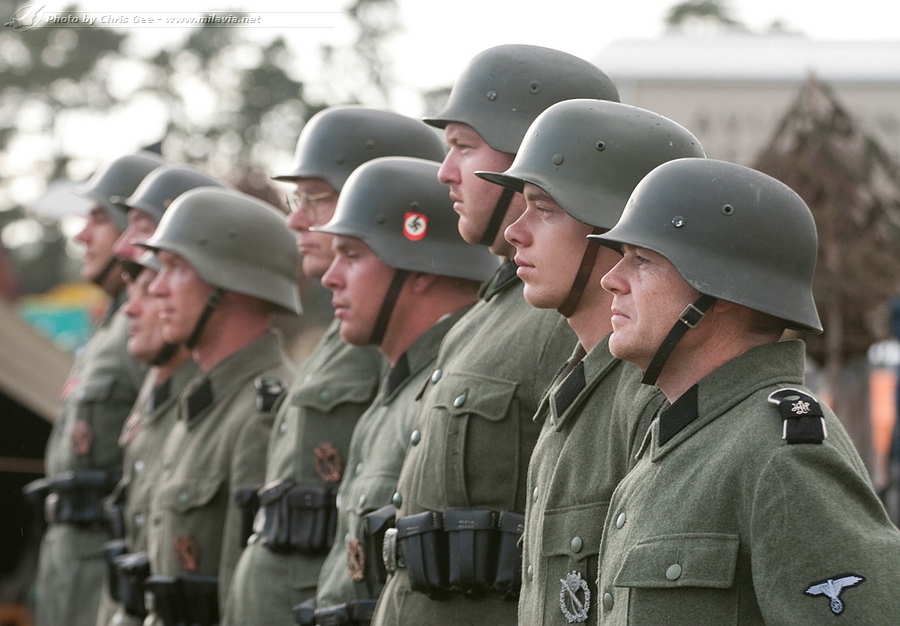 world war 2 german soldiers in color