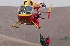 Westpac Rescue's BK117 winching demo