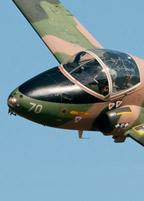 Ex-RNZAF Strikemaster, now owned by Brett Nichols