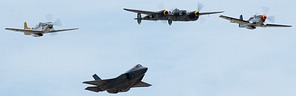 USAF F-35 Heritage Flight