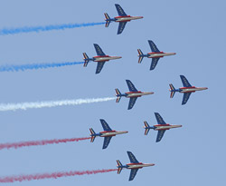 Patrouille de France seen last year at Leeuwarden Open Days. Photo by Niels Hillebrand.