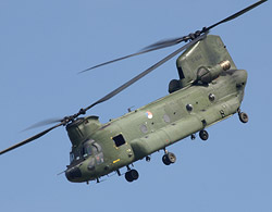 CH-47D Chinook seen last year at Leeuwarden Open Days. Photo by Niels Hillebrand.