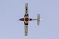 Specially marked Grob Tutor T.1 solo display aircraft, G-BYXN, from the Central Flying School runs through its practice display on Friday afternoon.