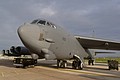 Boeing B-52H Stratofortress, BD/61-0032, from the 93rd. Bomb Squadron of USAF Reserve Command in Friday evening sunshine.