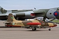 Privately owned BAC Strikemaster Mk.80A 1130 (G-VPER), in its former Royal Saudi Air Force markings taxies out as part of the Team Viper display team.