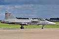 Saab JAS 39C Gripen 9236 from 211 Tactical Squadron Czech Air Force taxies out to display on Saturday afternoon.