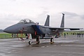 Cloud was starting to lift in the west when Lakenheath based F-15E LN/98-0131 from the 492 FS was photographed early on Saturday