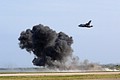 Bomb Damage Assessment by XV(R) Squadron Tornado GR.4 ZG754/130 after a simulated triple Brimstone attack during the Role Demo