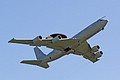 As part of an impressively graceful display 8 Squadron  Boeing Sentry AEW.1 ZH102/02 climbs away from a missed approach