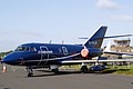 G-FRAW is one of the large fleet of Dassault Falcon 20 operated by Cobham Aviation to provide threat simulation and associated duties