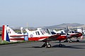 Once common at Leuchars but Scottish Aviation Bulldog T.1 XX667/16 (G-BZFN) and XX546/03 (G-WINI) are now privately owned