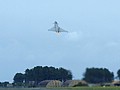 2013 RAF Typhoon Solo Display making a performance take-off in reheat